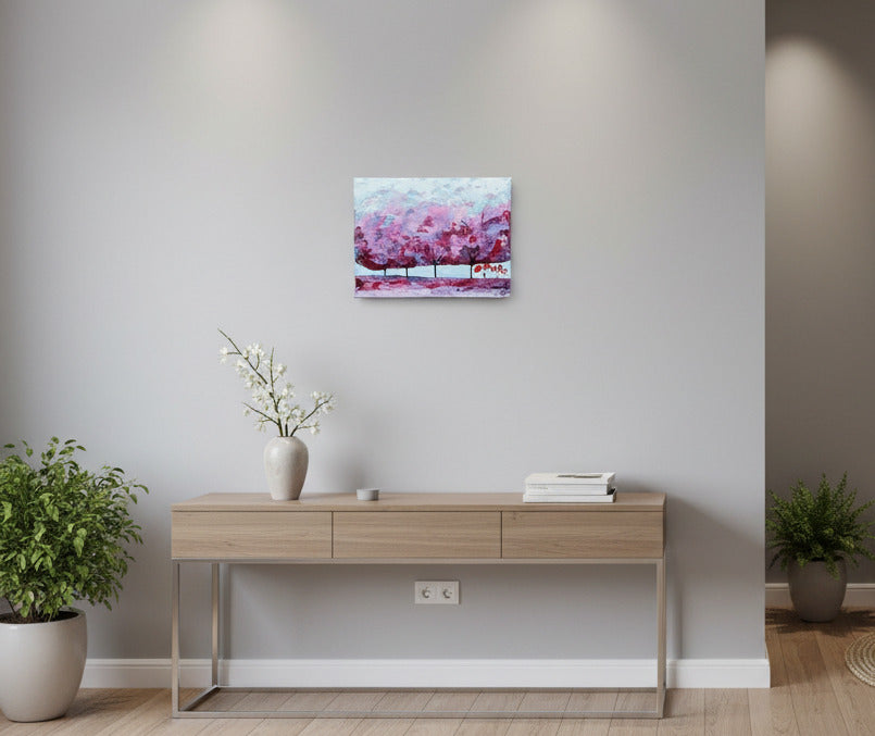 https://cdn.shopify.com/s/files/1/1051/1899/0685/files/01_aa0451aa-a13c-497b-a26c-9d849898779a.jpg?v=1776524709,Lila Allee,2,Handgemaltes Unikat Lila Allee – Detailansicht lila Farbgebung Expressionismus