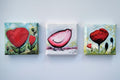https://cdn.shopify.com/s/files/1/1051/1899/0685/files/02.jpg?v=1773329223,Kücken und Mohn,1,Ölgemälde Küken und Mohn – Dreierkollektion Tiere und Blumen in Rot und Mehrfarbig
