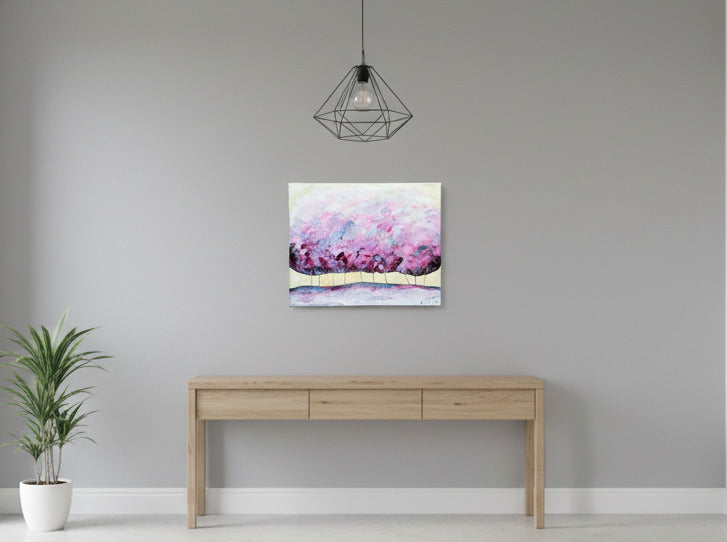 https://cdn.shopify.com/s/files/1/1051/1899/0685/files/03_df87e73d-3cb6-4036-8125-9f73a040b6cf.jpg?v=1776524288,Bäume mit Sonne,2,Handgemaltes Unikat Bäume mit Sonne – Detailansicht stimmungsvoller Farbtöne