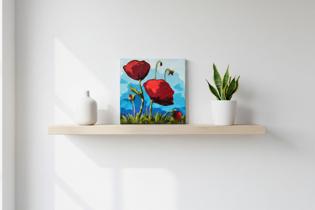 https://cdn.shopify.com/s/files/1/1051/1899/0685/files/09_127b9660-4e8a-4117-ba98-9f2ae0a8b4c3.jpg?v=1776510300,Mohn,3,Mohn Ölgemälde – Nahaufnahme Pinseldetail Blumenmuster Leinwand